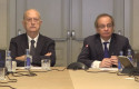 ep archivo   el presidente de colonial juan jose bruguera y el consejero delegado pere vinolas