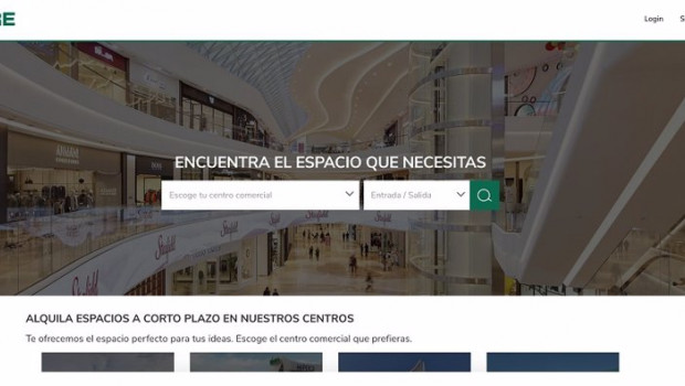 ep aspecto de la interfaz de la nueva plataforma digital gestionada por cbre