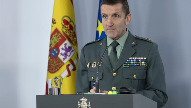 ep el jefe del estado mayor de la guardia civil jose manuel santiago marin participa en la rueda de