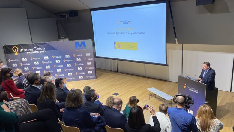 ep el ministro de agricultura pesca y alimentacion luis planas durante la clausura de los premios de