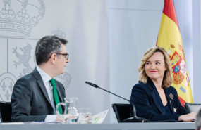 ep el ministro de la presidencia relaciones con las cortes y justicia felix bolanos y la ministra