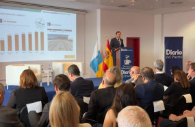 ep el ministro de transportes oscar puente en un desayuno informativo en las palmas de gran canaria