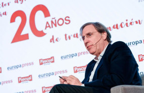 ep el presidente de pascual tomas pascual durante el encuentro informativo el sector agroalimentario