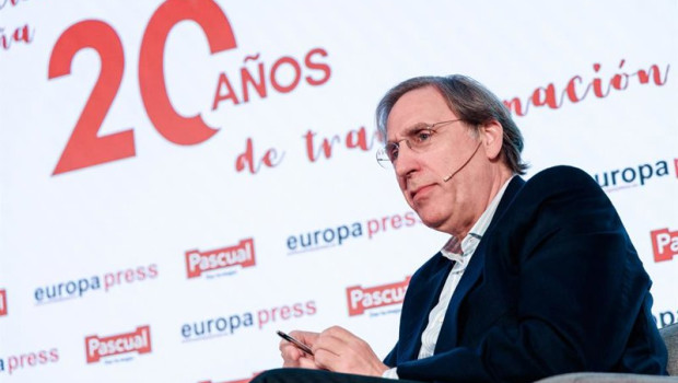 ep el presidente de pascual tomas pascual durante el encuentro informativo el sector agroalimentario