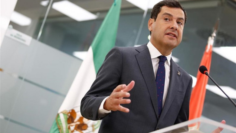 ep el presidente del gobierno de andalucia juanma moreno