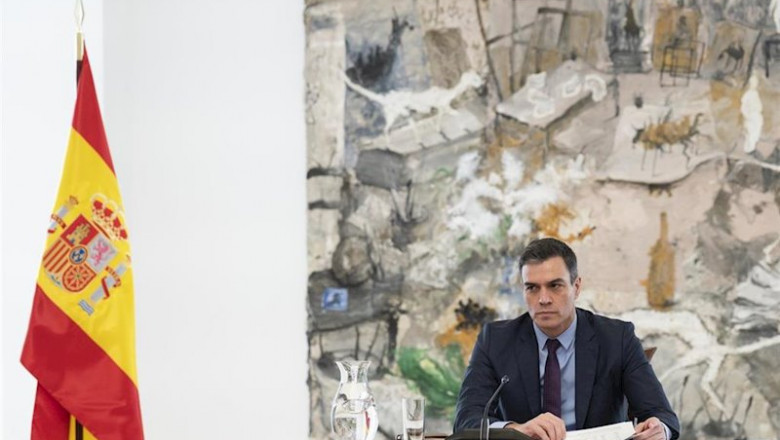 El presidente del Gobierno, Pedro Sánchez, preside la reunión del Comité Técnico de Gestión de la Covid-19, en Madrid (España) a 4 de abril de 2020. | Moncloa ep el presidente del gobierno pedro sanchez preside la reunion del comite tecnico de gestion de la