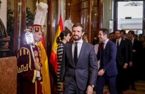 ep el presidente del pp pablo casado asiste al acto de conmemoracion del dia de la constitucion en
