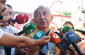 ep el secretario general de ugt pepe alvarez habla con los medios