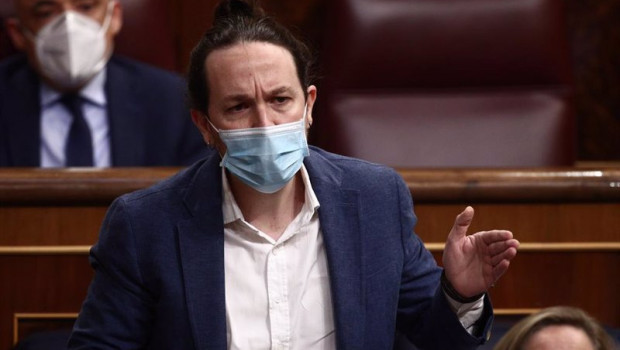 ep el vicepresidente segundo del gobierno pablo iglesias interviene durante una sesion de control al