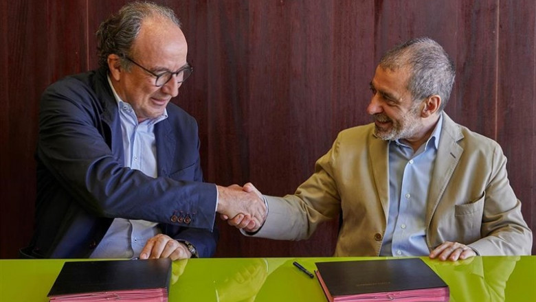 Firma de convenio entre el Museo Reina Sofíay la Fundación Arquia | FUNDACIÓN ARQUIA ep firmaconveniomuseo reina sofiayfundacion arquia