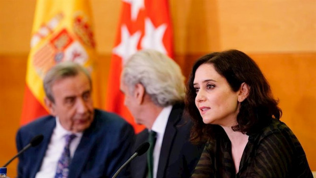 ep imagen de recurso de la presidenta de la comunidad de madrid isabel diaz ayuso junto al consejero