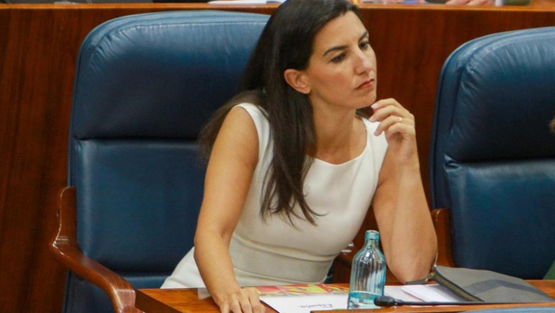 Imagen de archivo de la portavoz de Vox en la Asamblea de Madrid, Rocío Monasterio. | Ricardo Rubio - Europa Press ep imagenarchivola portavozvoxla asambleamadrid rocio monasterio