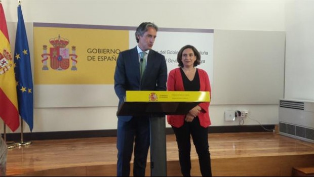 Íñigo de la Serna y Ada Colau. | EUROPA PRESS ep inigola sernaada colau