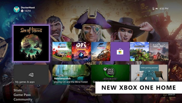 ep nueva pantalla de inicio en xbox one