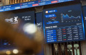 ep paneles del ibex 35 en el palacio de la bolsa de madrid a 7 de junio de 2024 en madrid espana el