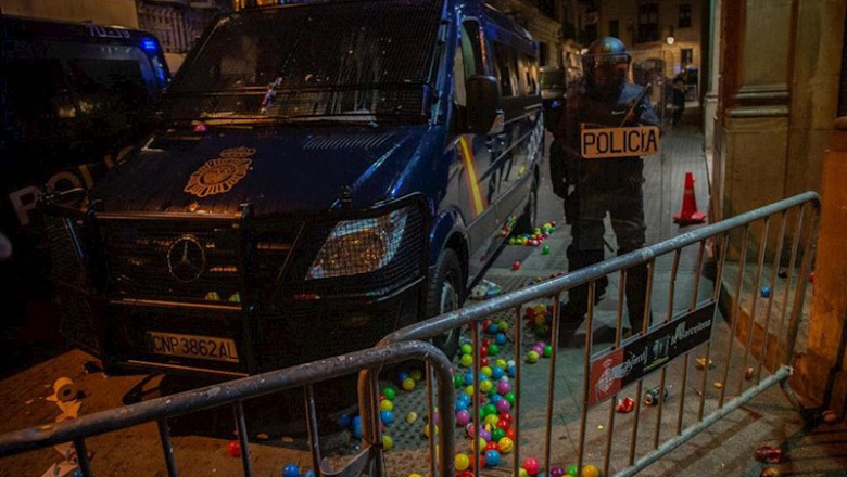 Protesta de independentistas en la Vía Laietana de Barcelona en rechazo a la sentencia del 1-O y para pedir la libertad de los presos a 26 de octubre de 2019 | David Zorrakino - Europa Press ep protesta de independentistas en la via laietana de barcelona en rechazo a la sentencia del 1-o y