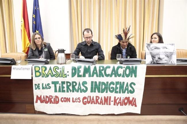 Representante del pueblo guaraní-kaiowá en el Congreso | PODEMOS ep representantepueblo guarani-kaiowa encongreso