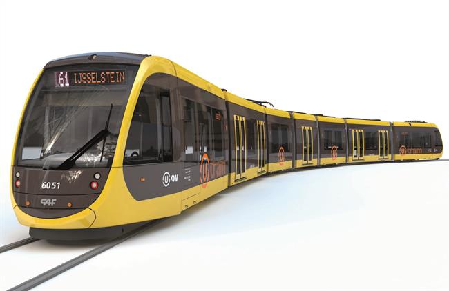 Tranvía que CAF suministra a Utrech | CAF ep tranviacaf suministrautrech