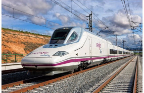 ep tren ave en imagen de archivo