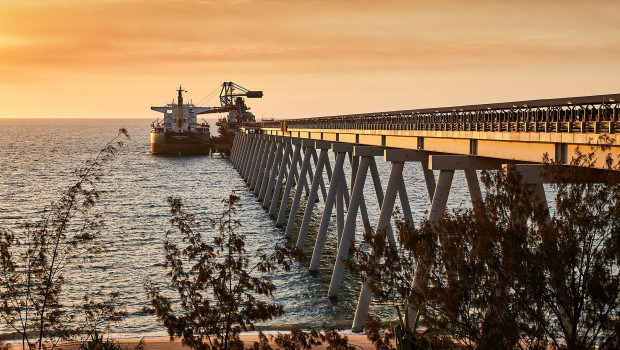 Chith Export Facility supporting bauxite mine in Weipa, Australia