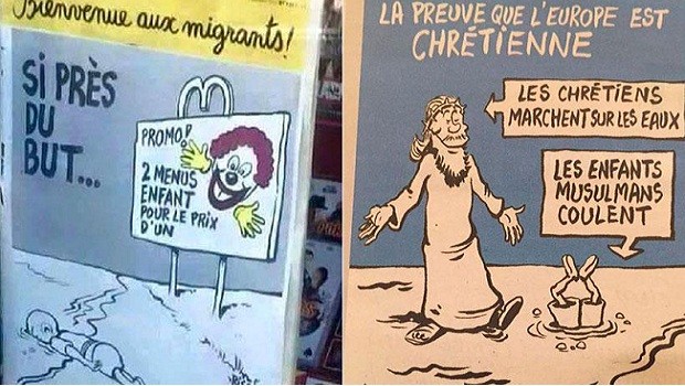 Charlie Hebdo Aylan Kurdi