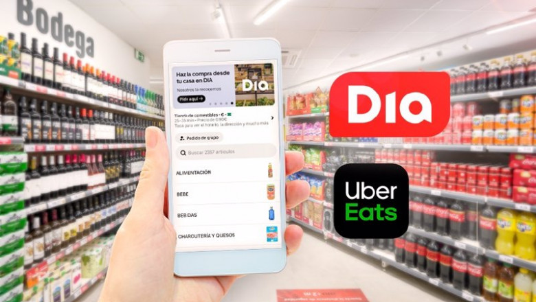 Acuerdo entre Dia y Uber Eats. | DIA ep acuerdo entre dia y uber eats