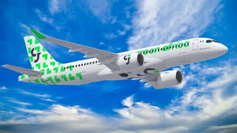 Avión de Green Africa Airways | GREEN AFRICA AIRWAYS ep avion de green africa airways