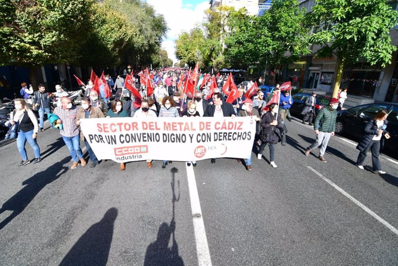 ¿Por qué llevan en huelga 10 días los trabajadores del metal en Cádiz?