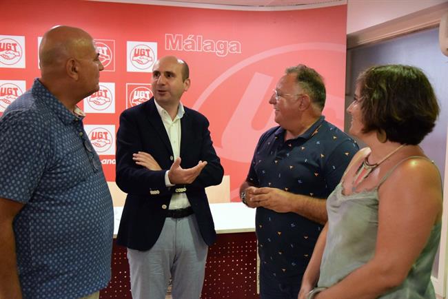 Conejo (PSOE) reunión con FeSP de UGT Málaga | EUROPA PRESS/PSOE ep conejo psoe reunionfespugt malaga