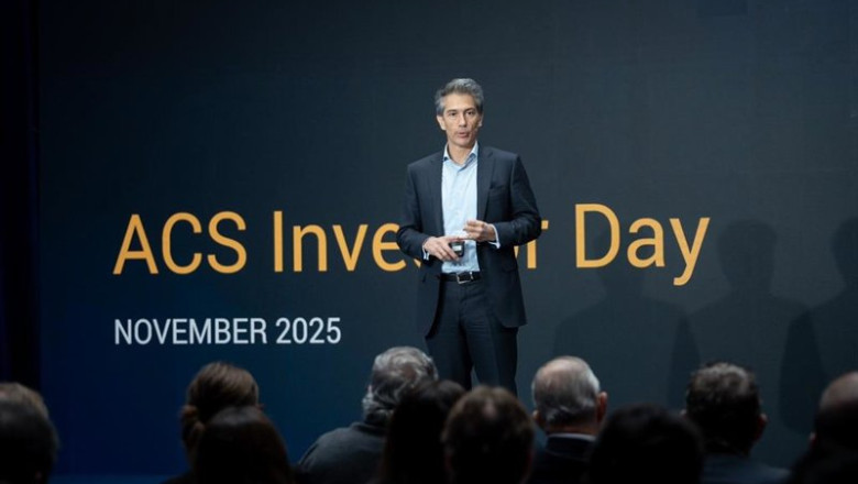 ep el consejero delegado de acs juan santamaria durante el investors day de centros de datos