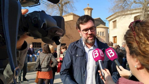 ep el coordinador de mes per mallorca antoni noguera en declaraciones a los medios