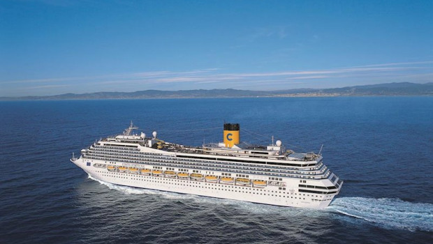 ep el crucero costa fortuna en plena travesia