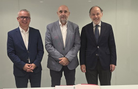 ep el director de banca minorista de santander espana y alejandro cecchi i el presidente de csif