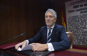 ep el ministro del interior fernando grande marlaska comparece en la comision de investigacion sobre