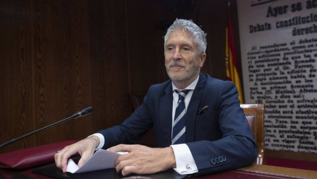 ep el ministro del interior fernando grande marlaska comparece en la comision de investigacion sobre