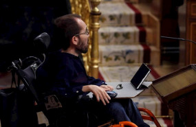 ep el portavoz de unidas podemos pablo echenique en el congreso