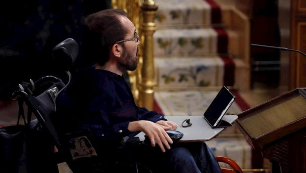ep el portavoz de unidas podemos pablo echenique en el congreso