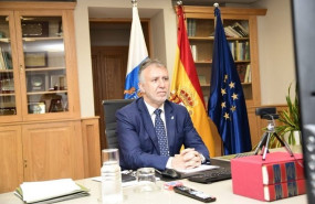 ep el presidente de canarias angel victor torres durante la reunion de presidentes autonomicos de