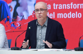 ep el secretario general de ccoo unai sordo durante la presentacion del documento las mejoras del