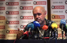 ep el secretario general de ccoo unai sordo este viernes en bilbao