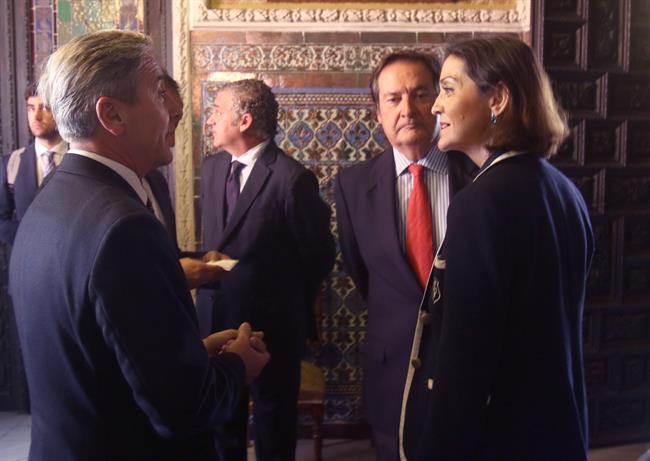 En Sevilla, la ministra de Industria, Comercio y Turismo, Reyes Maroto | EUROPA PRESS/CARLOS MÁRQUEZ ep en sevilla la ministraindustria comercioturismo reyes maroto