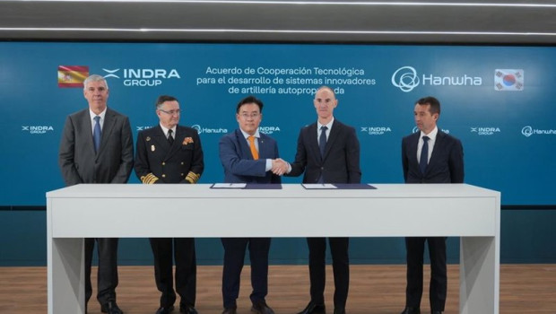 ep firma del acuerdo entre indra y hanwha el martes 24 de marzo de 2026