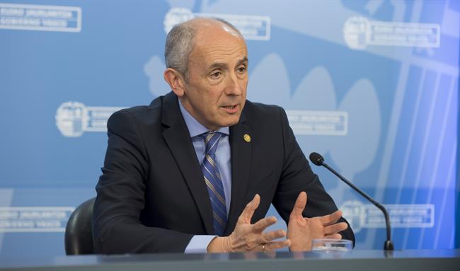 Foto de archivo de Josue Erkoreka tras en Consejo de Gobierno | GOBIERNO VASCO ep fotoarchivojosue erkorekaen consejogobierno