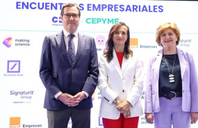 ep i d el presidente de la ceoe antonio garamendi la presidenta de redeia beatriz corredor y la