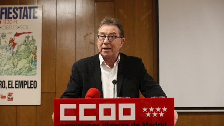 ep imagen de recurso del secretario general de ccoo madrid jaime cedrun ep imagen de recurso del secretario general de ccoo madrid jaime cedrun