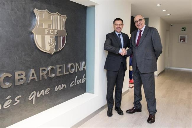 Josep Maria Bartomeu y Salvador Alemany | GERMÁN PARGA/FCB ep josep maria bartomeusalvador alemany