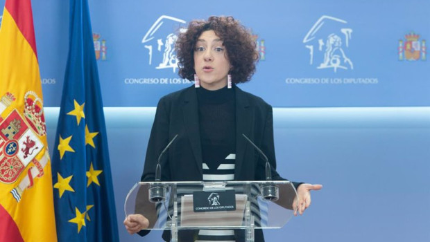 ep la diputada de sumar y dirigente de en comu podem aina vidal interviene durante una rueda de