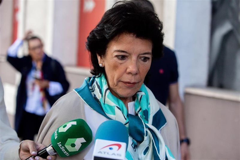 ep la ministra de educacion y ministra portavoz en funciones isabel celaa