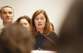 ep la secretaria general del psib francina armengol durante su intervencion en la noche electoral