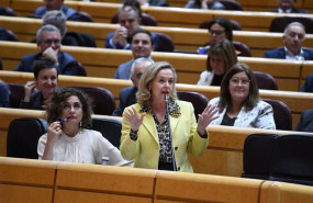 ep la vicepresidenta primera y ministra de economia comercio y empresa nadia calvino interviene